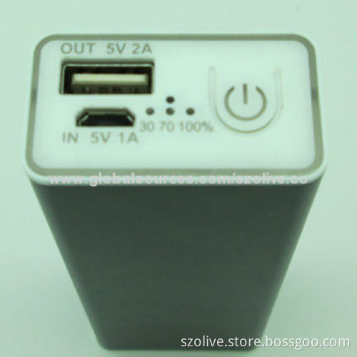 Portable 5,200mAh Power Bank with Chargeable Hand Warmer, 5V, 2,000mA Output